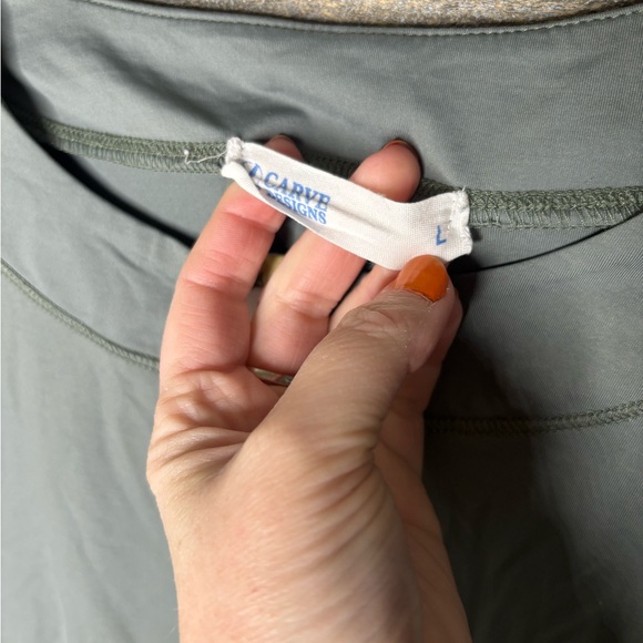 Carver Designs spandex button up surf shirt sun shirt large - Picture 2 of 5